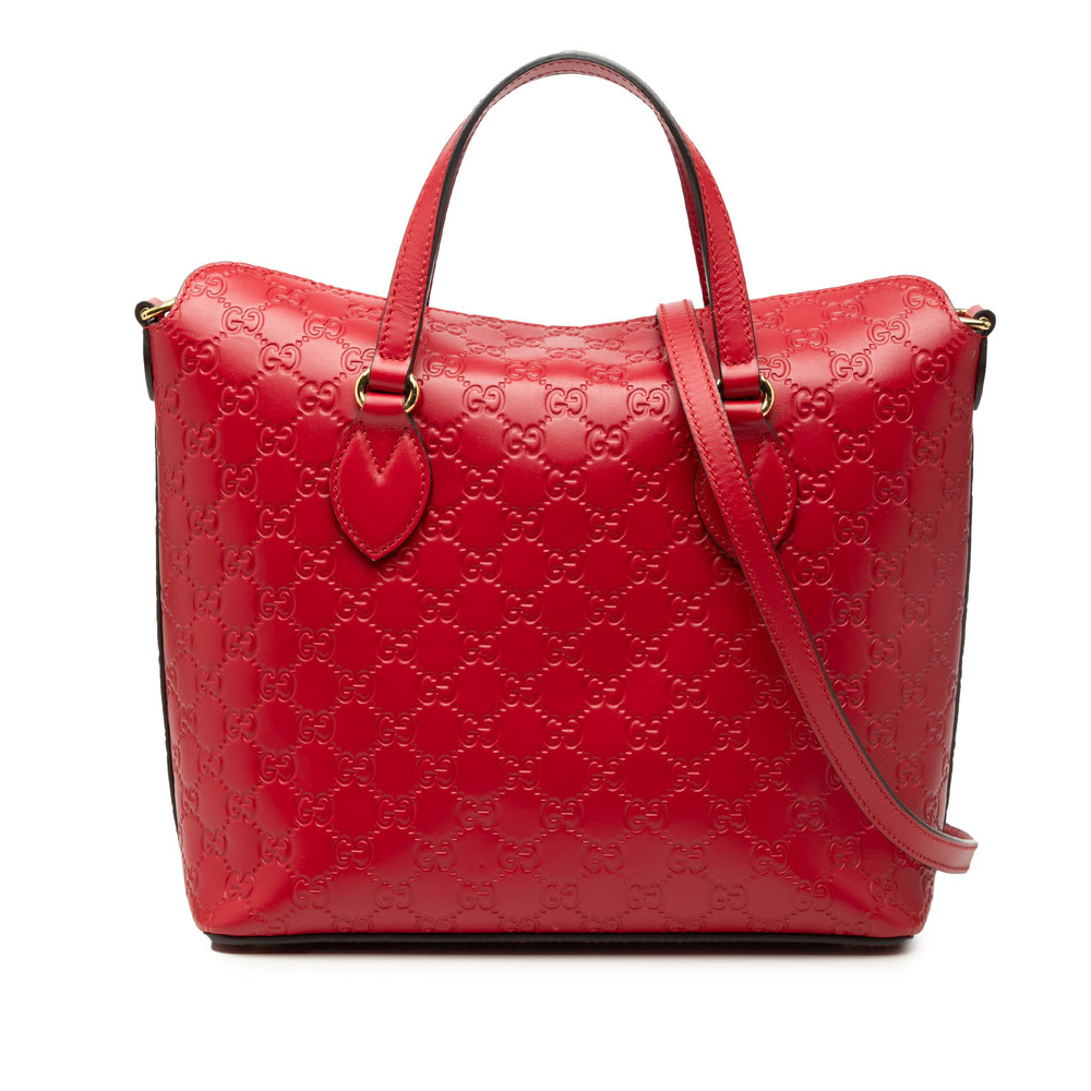 Pre-Loved Gucci Guccissima Linea A Fold Over Satchel
